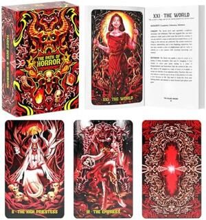 The Path of Horror Tarot Deck & Guidebook-New Sealed Creepy- Demons